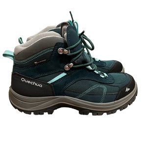 Quechua MH100 Mid Waterproof Hiking Shoes Women's Size 8